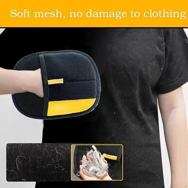 Pet Hair Remover Glove - Electrostatic Mitt for Dogs & Cats