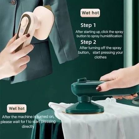 🔥  Travel Steamer Iron for Clothes 👕✨
