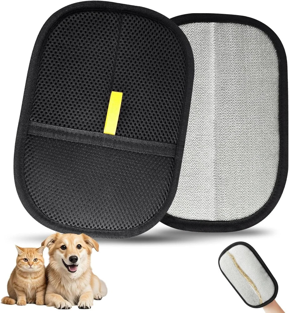 Puppies Pet Hair Removal Glove | Reusable Dog & Cat Fur Remover